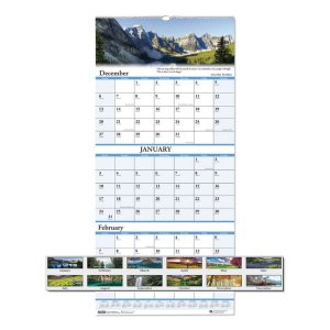 House 3636 Calendar,3 Mo,scenic,vert