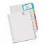 Avery AVE 14441 Averyreg; Big Tab Printable Large White Dividers With 