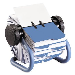 Rolodex 67236 File,card,bsns,400cap,bk