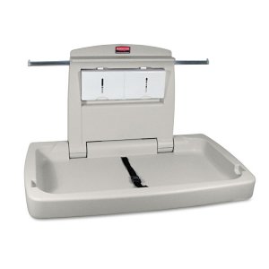 Rubbermaid FG781888LPLAT Commercial Horizontal Baby Changing Station -