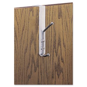 Safco SAF 4166 Safco 4166 Over-the-door Coat Hook - 2 Hooks - 10 Lb (4