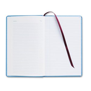 Tops ABF ARB712CR5 Adams 500-page Blue Cloth Hardbound Journal - 250 S