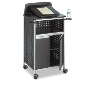 Safco SAF 8922BL Safco Scoot Multi Purpose Lectern - Rectangle Top - 2