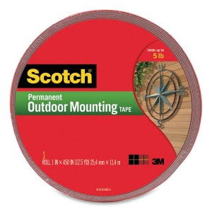 3m 411S Tape,mntng,hvydty,5lb,gy