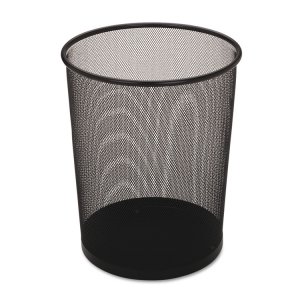 Rubbermaid FGWMB20BK Wastebasket,mesh,20qt,bk