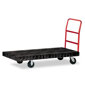 Rubbermaid RCP 443600BLA Commercial Heavy-duty Platform Truck - Push H