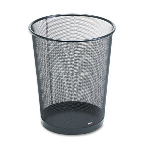 Rolodex 22351 Wastebasket,wire,mesh,bk