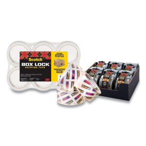 3m MMM 39506 Tape,box Sealing,6pk,clr