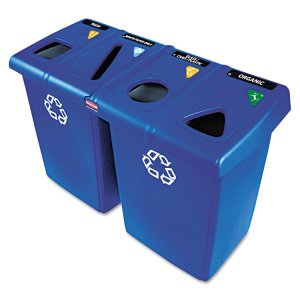 Rubbermaid 1792372 Receptacle,recyc Statn,be