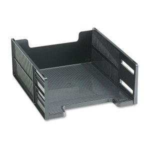 Rubbermaid 17671 Tray,hi-cap,ltr,frtld,bk