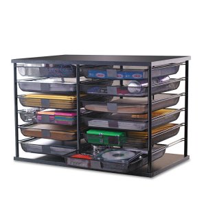 Rubbermaid 1735746 Organizer,12slot,mesh Drw