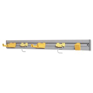 Rubbermaid FG199200GRAY Rack,wall,18,gy