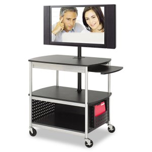 Safco 8940BL Cart,flat Panel Av,bk