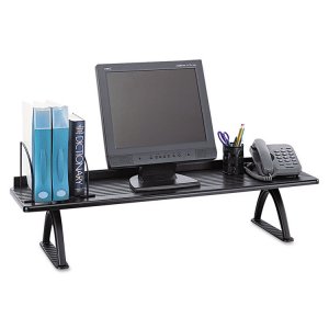 Safco 3602BL Shelf,f30w Desk,bk