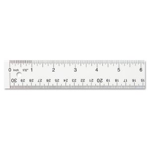 Acme ACM 10564 Westcott See-through Acrylic Rulers - 18 Length 1 Width