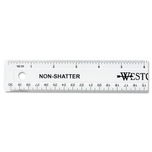 Acme ACM 13862 Acme United 12 Shatterproof Ruler - 12 Length - 116 Gra