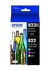 Original Epson T822XL-BCS T822 Hc Blk Sc Combo Cmy Pack