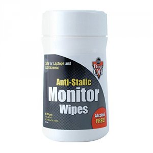 Falcon DSCT Dust-off Anti-static Monitor Wipes - For Monitor - Streak-