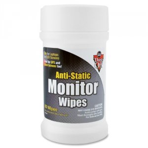 Falcon DSCT Dust-off Anti-static Monitor Wipes - For Monitor - Streak-