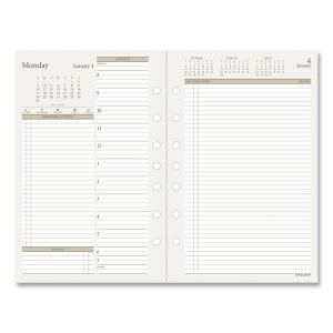 At-a-glance 481-225 Refill,2-page-per-day,wht