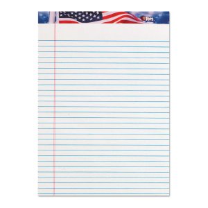 Tops TOP 75140 Tops American Pride Legal Rule Writing Pad - 50 Sheets 