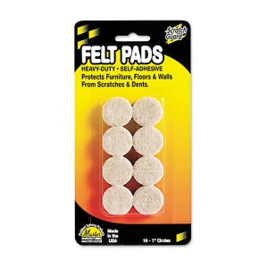 Master 88496 Pad,felt,1dia,16pk,bge