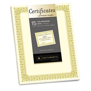 Southworth CTP2V Awards,certificate,15,ivy