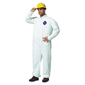 E.i. TY120SWHXL002500 Coverall,tyvek Zip Ft Xl