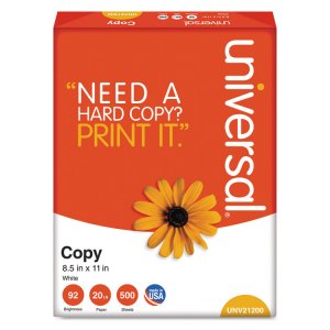 Universal UNV21200PLT Paper,20,30% Recy,5rm,wh