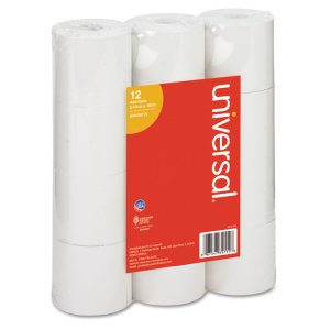 Universal UNV35715GN Paper,rolls,12pk,wht