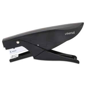 Universal UNV43108 Stapler,plier,bk