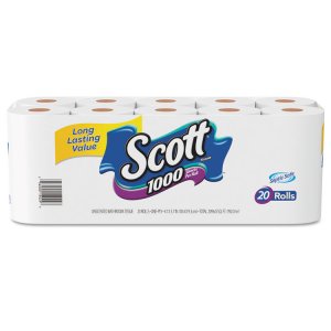 Kimberly KCC 20032 Scott Toilet Paperbath Tissue - 1 Ply - 1000 Sheets