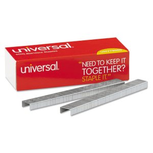 Universal UNV79000VP Staples,chsel Pt,25thpk