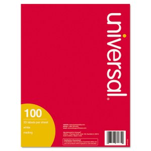 Universal UNV90108 Label,cpy,8.5x11,wh