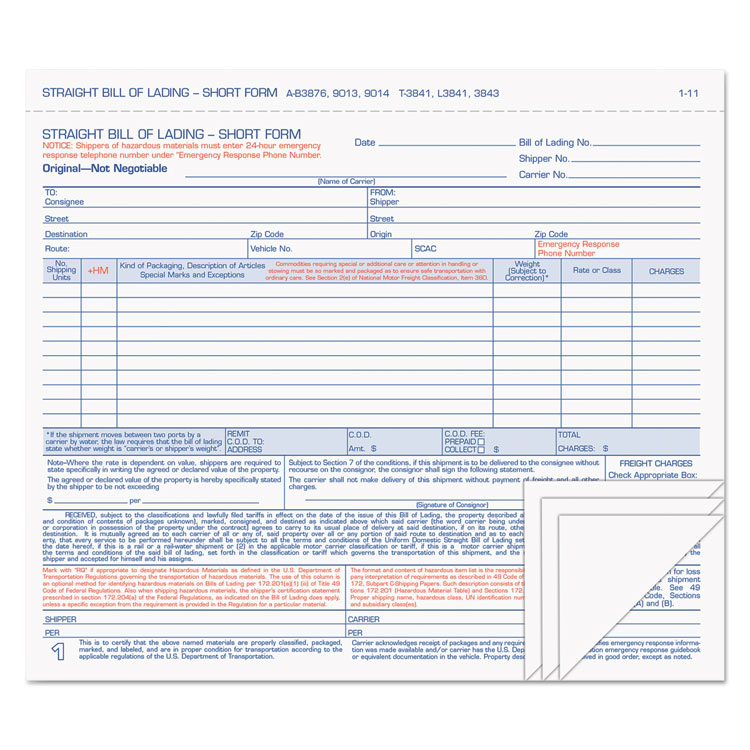 TOPS BUSINESS FORMS-3843