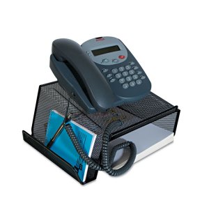 Universal UNV20015 Stand,mesh,telephone,bk