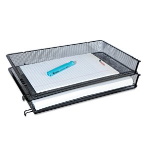 Universal UNV20012 Tray,mesh,legal,bk