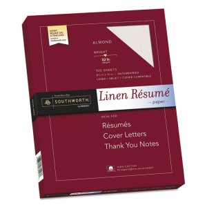 Southworth RD18BCFLN Paper,resumelinen,32lb,be