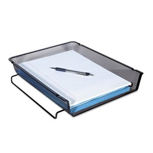 Universal UNV20004 Tray,mesh,letter,bk