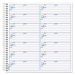 Tops TOP 44165 Tops Voice Message Log Book - 50 Sheet(s) - 24 Lb - Spi