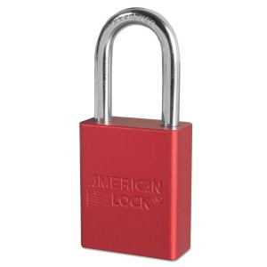 Master A1106RED-KD Padlock,keyd Diff,5pin,rd