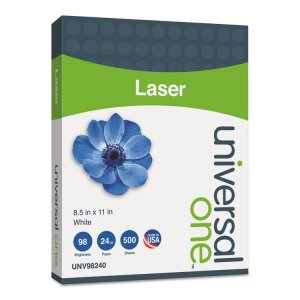 Universal UNV98240 Paper,laser,wht