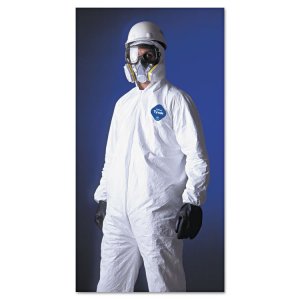 E.i. TY127SWH2X002500 Coverall,tyvek Zip Ft 2xl