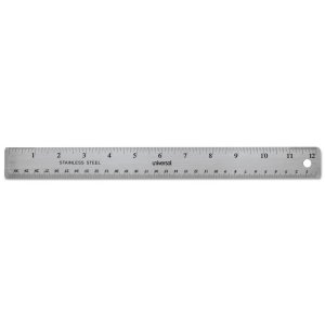 Universal UNV59026 Ruler,6,stainless,ss