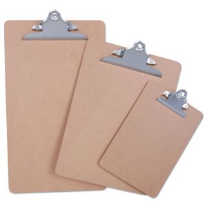 Universal UNV40304VP Clipboard,8.5x11,3pk