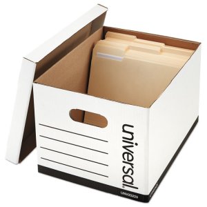 Universal 9523001 Box,storage,ltrlgl,wh