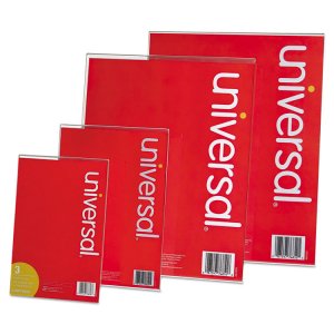 Universal UNV76858 Sign,3pk,slntd,l Frm,clr