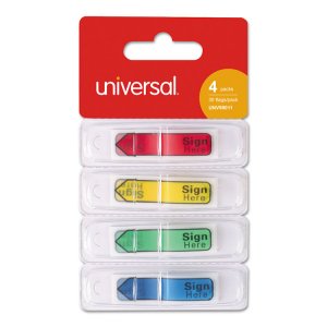 Universal UNV99007 Flag,1,signher,500pk,yl