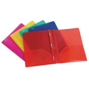 Tops OXF 99811 Tops Letter Pocket Folder - 8 12 X 11 - 100 Sheet Capac