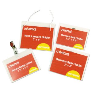 Universal UNV56003 Holder,badge,clp,3.5x2.25